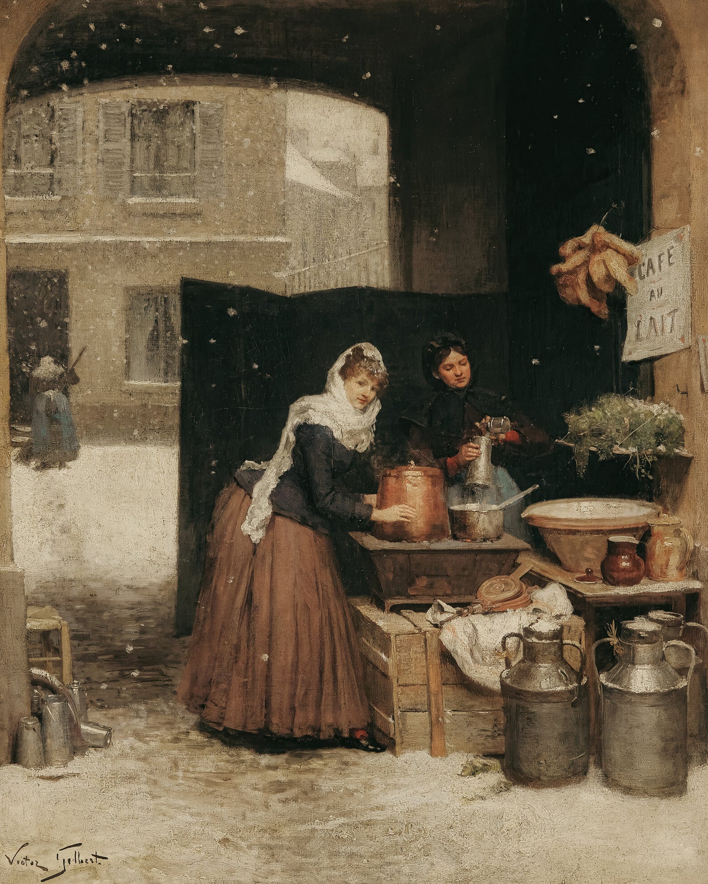 Crémière En Hiver