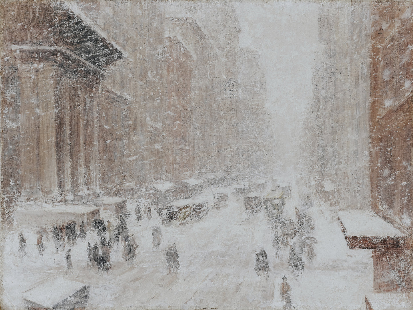 Snow Storm In The City